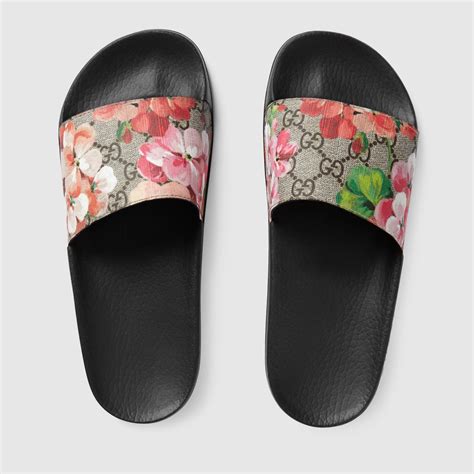 gucci bloom slides barneys|Gucci slides bloom supreme price.